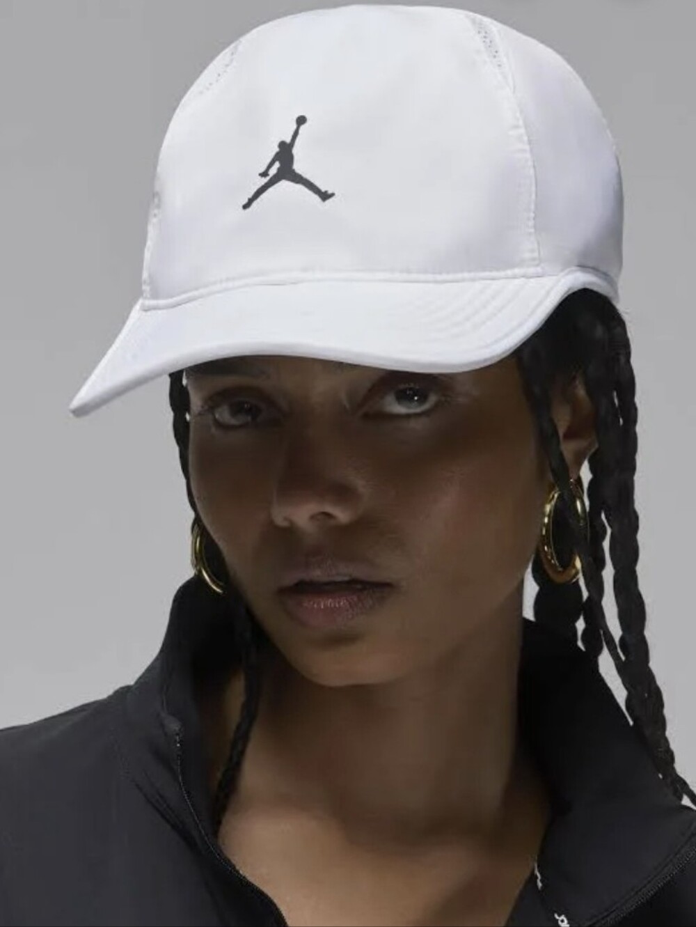 Nike White Jordan Unisex Size M/L Dri-FIT Club Unstructured Baseball Cap